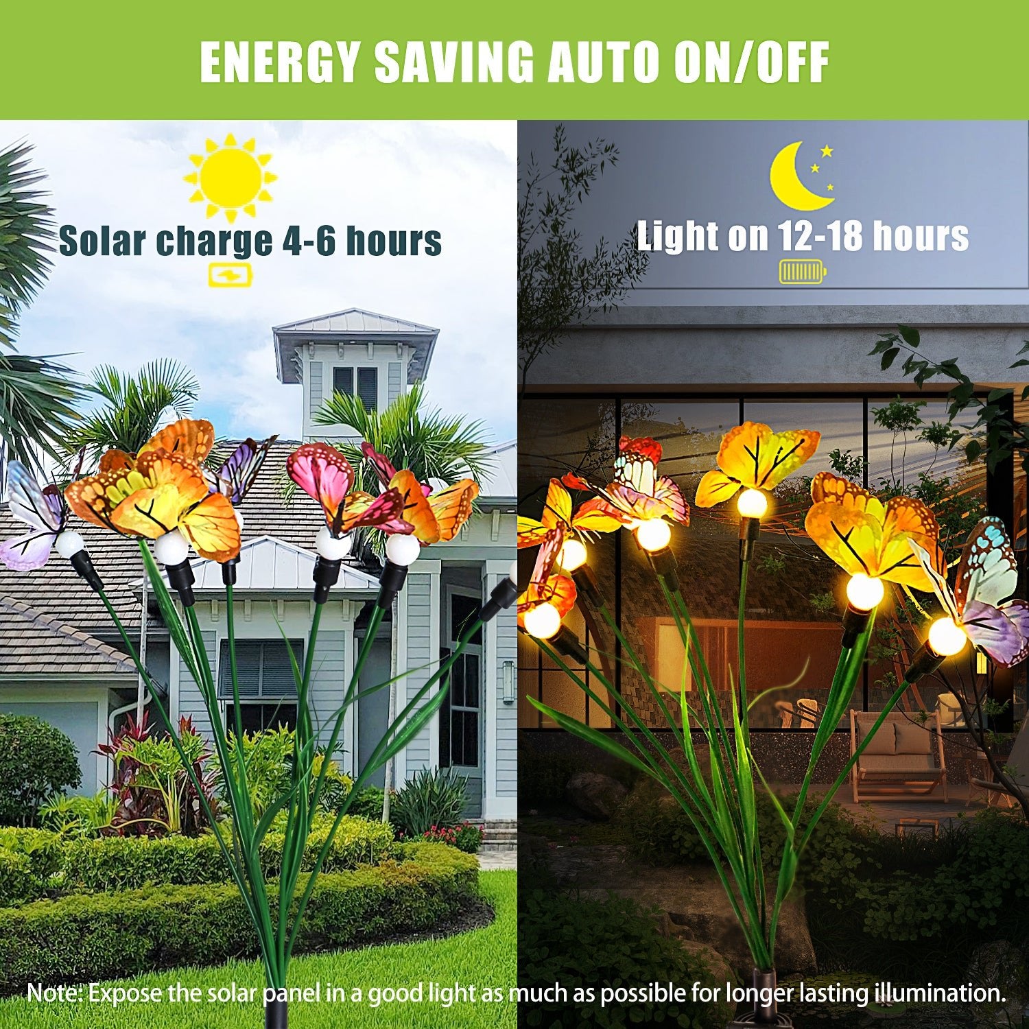 Flumy® - Butterflies Solar Lights - Flumy