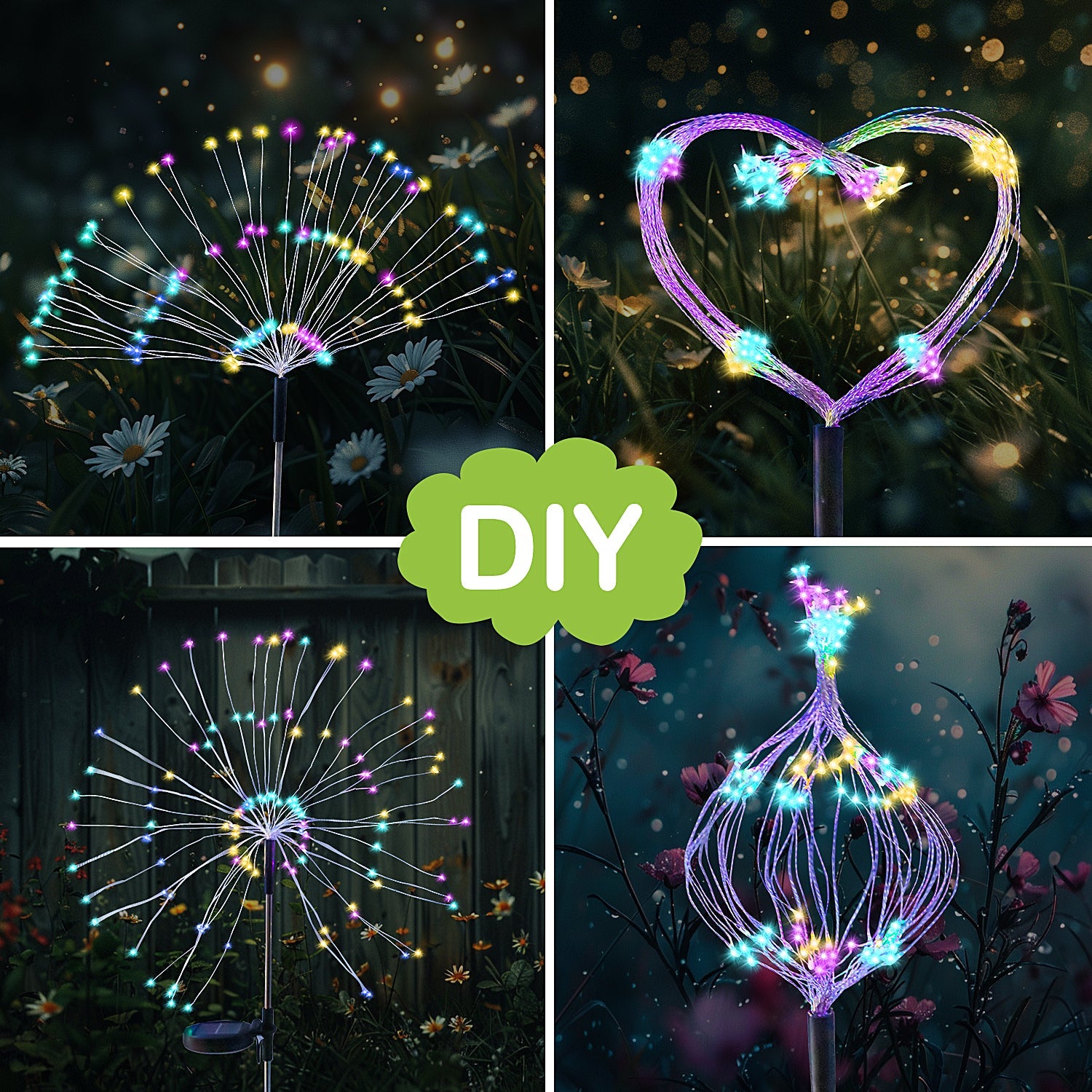 Flumy® - DIY Solar Garden Fireworks Lights - Flumy